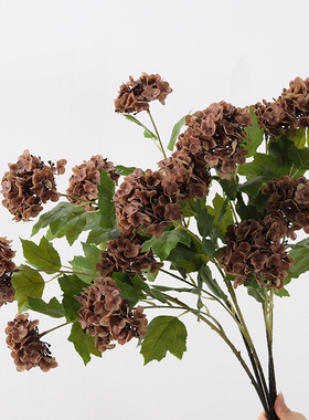 仿真花 雪球绣球 手感保湿家居客厅餐桌软装工程婚庆摆件布景