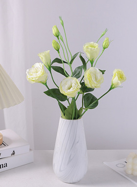 仿真花 桔梗花 高档轻奢北欧家居客厅软装饰工程婚庆摆件造景