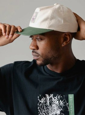 FORMER Embrace Cap 美洛杉矶潮牌水洗复古棉拼色软顶帽滑板冲浪