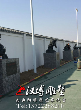 玻璃钢革命战士户外景观人物雕塑