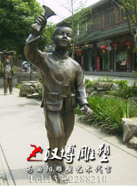 民俗玻璃钢户外景观人物雕塑