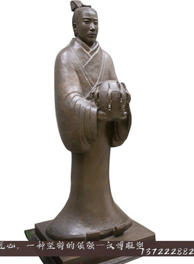 周文王大型公园玻璃钢人物雕塑