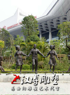 玻璃钢古代人物酒文化商业街雕塑