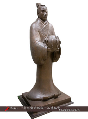 玻璃钢人像主题雕塑可定制