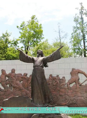 定制玻璃钢反腐倡廉浮雕术品仿铜