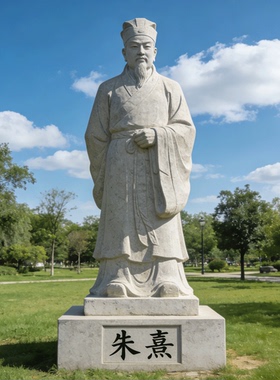 石材花岗岩古人名人伟人雕塑定制