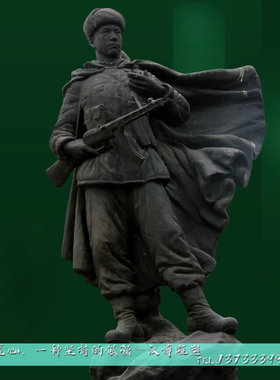 部队红军城市园林可定制主题雕塑
