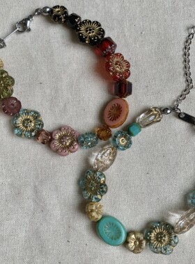 原传设计手链琉璃复古可爱