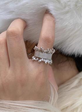 BKP曼谷公园「编织」韩国ins小众设计感复古戒指女气质百搭冷淡风