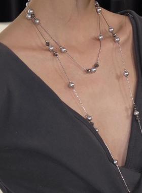 RORY破碎都市原创银灰色项链