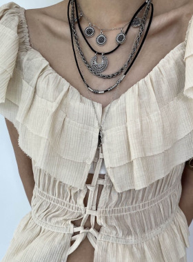 BKP曼谷公园「吉普赛」波西米亚复古多层长款项链叠戴废土民族女