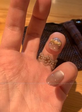 一只摩卡~手工编织米珠戒指女小众镂空串珠宽指环秋冬高级感2026