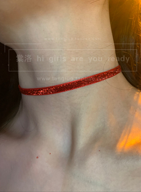 棠洛细款甜酷辣妹风choker颈链女简约日常锁骨链百搭项圈2026爆款