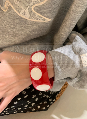 棠洛 y2k树脂手镯女辣妹风个性独特手环夸张手镯欧美手饰品2026潮