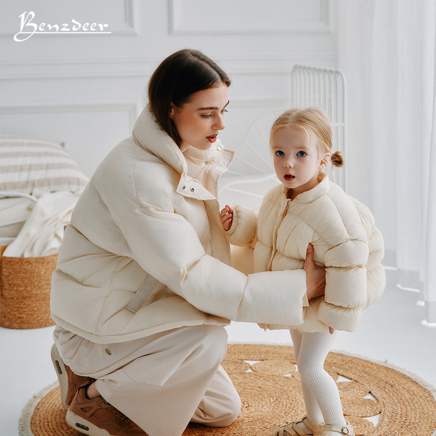 Benzdeer本驰鹿 2026冬婴童儿童加厚羽绒服外套大人羽绒服亲子装,淘宝优惠券,粉丝福利购,淘宝优惠卷