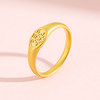 Pelikan Jewelry Ancient Gold Double Happiness Ring