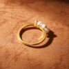 Pelikan Jewelry Pure Gold French Pearl Ring