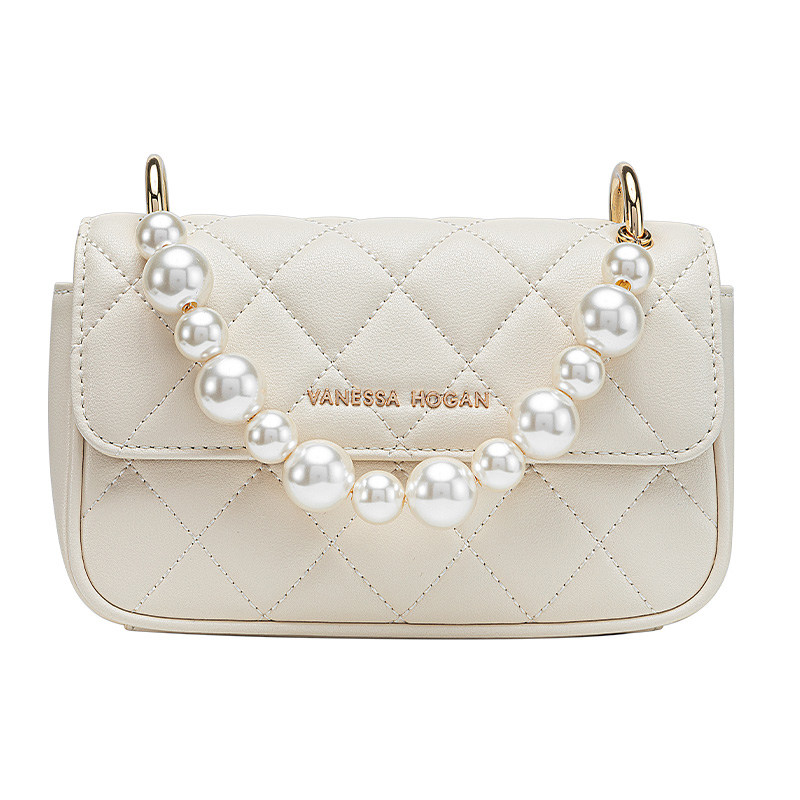 vh 2022新款个性气质珍珠轻奢单肩包 vanessahogan女士包袋