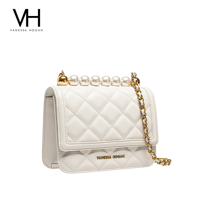 【6期免息】vh 2020新款潮菱格链条包 vanessahogan女士包袋