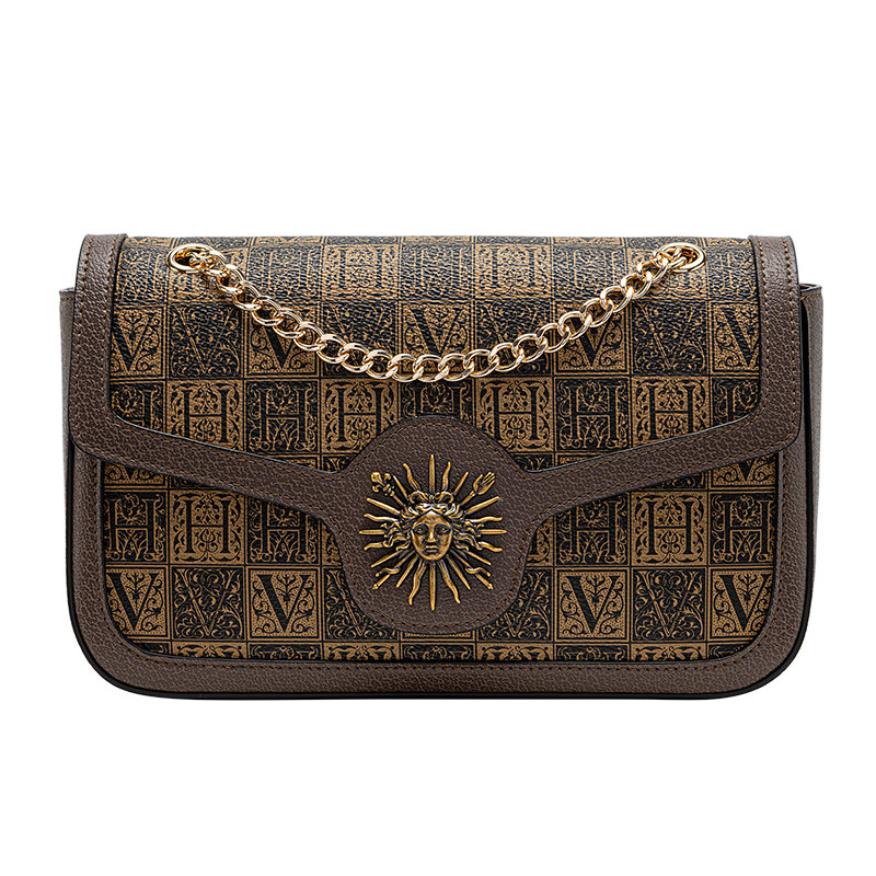 vh 2021新款秋冬复古太阳神单肩包 vanessahogan女士包袋