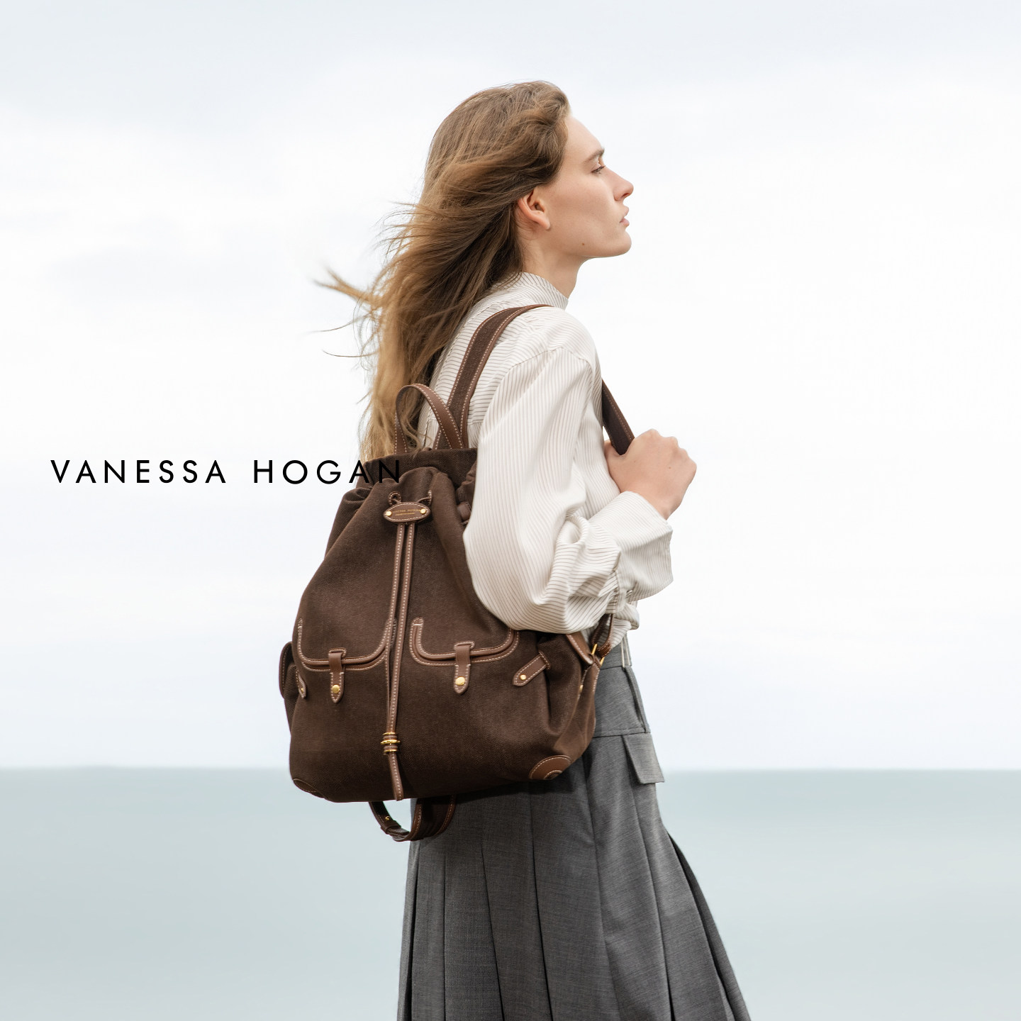 VH女包湛寻小鼓双肩包新款反绒羊皮轻奢大容量男女通用旅游电脑包,淘宝优惠券,粉丝福利购,淘宝优惠卷