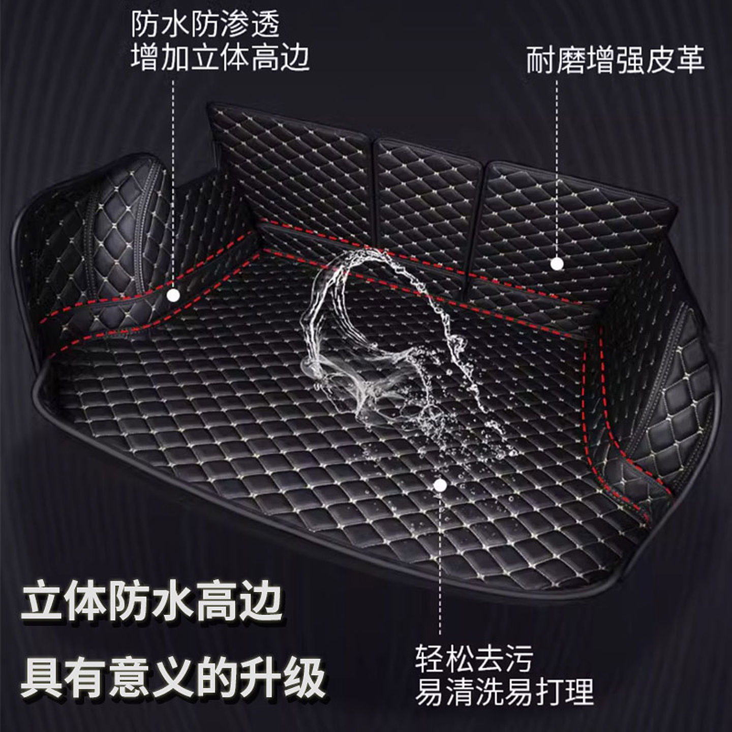 适用于18/20/22/2023款丰田CHR后备箱垫汽车尾箱垫子改装后仓配件 - 图3