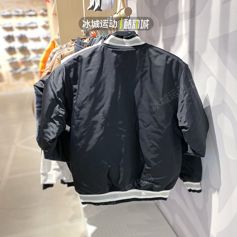 正品Nike/耐克男子休闲运动棒球服保暖棉服外套夹克DX0659 FV6152-图3