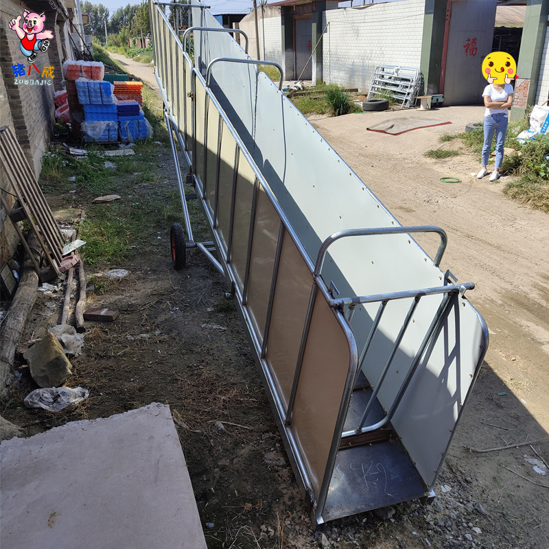 装猪跑道爬梯卖猪过道上猪梯出猪升降梯移动上猪台防滑卸猪梯过道,淘宝优惠券,粉丝福利购,淘宝优惠卷