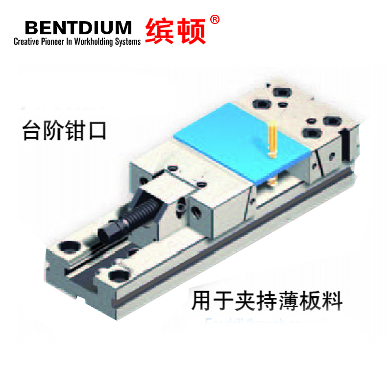 虎钳钳口板台虎钳加工中心精密虎钳6寸7寸8寸夹板吉拉蒂长力缤顿-图2