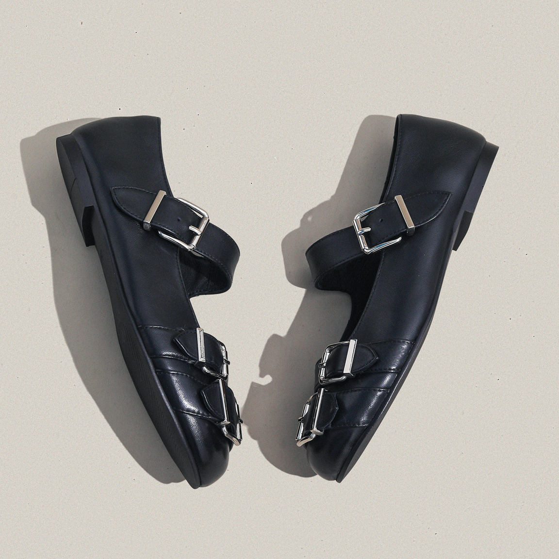 牛皮版~复古玛丽珍单鞋女春季新款一字带软面浅口平底百搭小皮鞋,淘宝优惠券,粉丝福利购,淘宝优惠卷