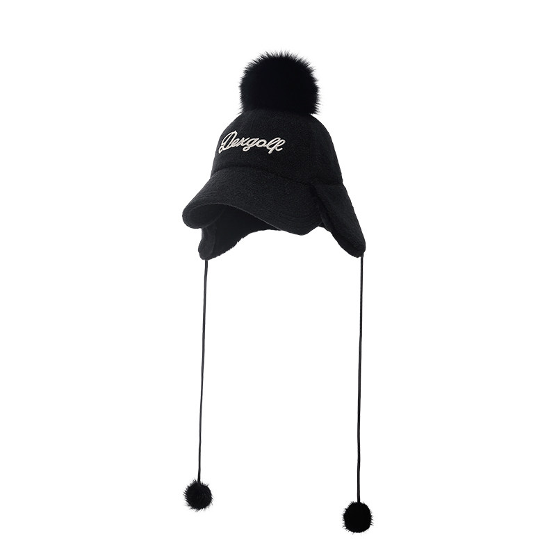 DEXGOLF韩国高尔夫球帽冬季护耳保暖防寒棒球帽户外运动鸭舌帽,淘宝优惠券,粉丝福利购,淘宝优惠卷