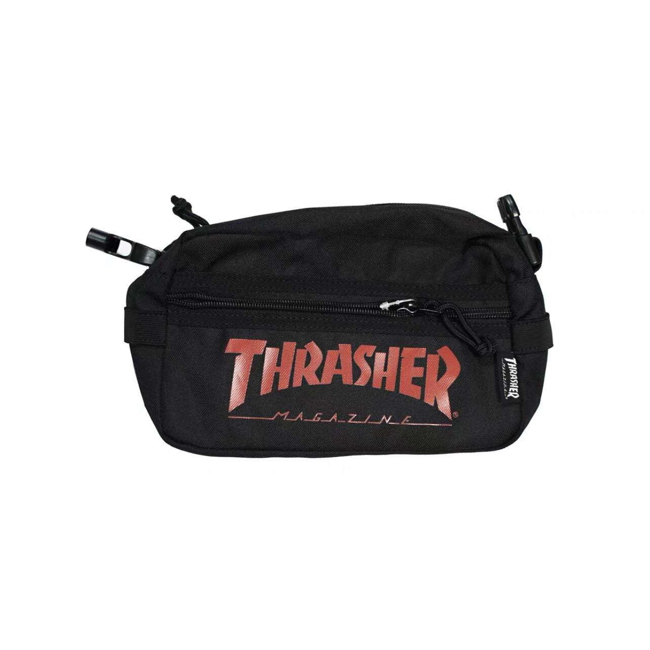 THRASHER日版火焰字母印花LOGO休闲潮流胸包斜跨单肩包方包_虎窝淘