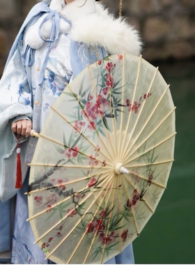 石鼓油纸伞防雨新中式古风晴雨两用汉服旗袍摄影道具伞吊顶装饰伞