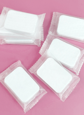 一次性纹绣用压缩棉片独立包装