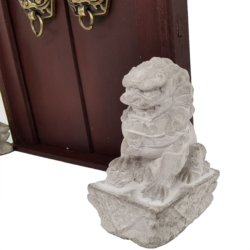 模型场景搭建手工制作水泥小狮子diy小房子古建筑设计创造沙盘,淘宝优惠券,粉丝福利购,淘宝优惠卷