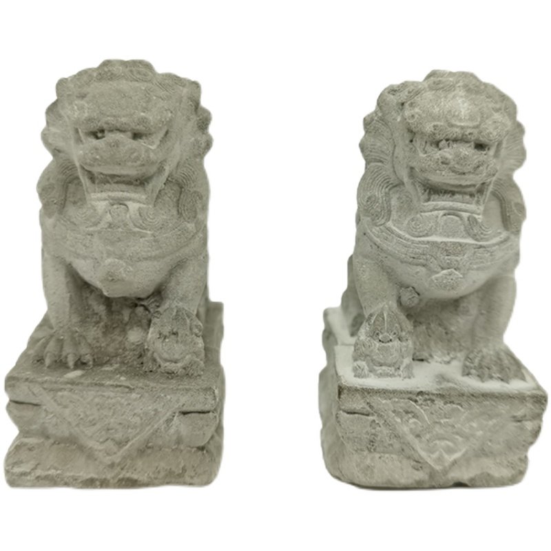 模型场景搭建手工制作水泥小狮子diy小房子古建筑设计创造沙盘,淘宝优惠券,粉丝福利购,淘宝优惠卷