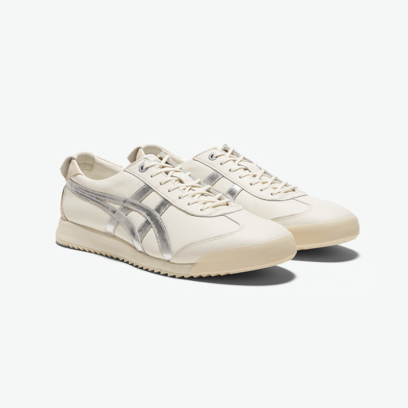 Onitsuka Tiger鬼塚虎MEXICO 66™ EX男女鞋白色银色舒适休闲鞋 - 图0