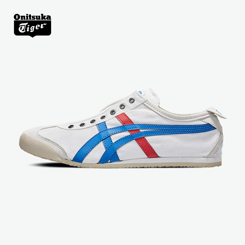 Onitsuka Tiger鬼塚虎官方男女一腳蹬鞋MEXICO 66D3K0N帆布休閒鞋