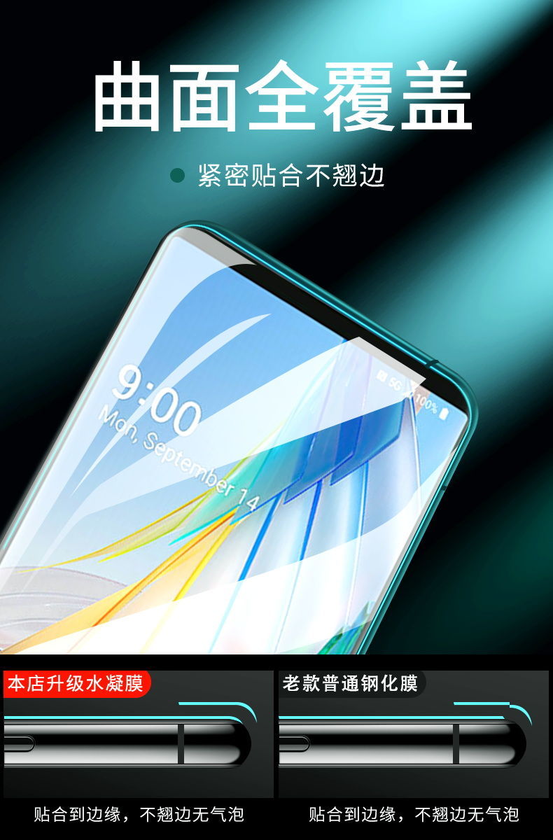 适用于LGv35 thinq手机水凝软膜lgV30+全屏高清钢化保护v20防指纹-图2