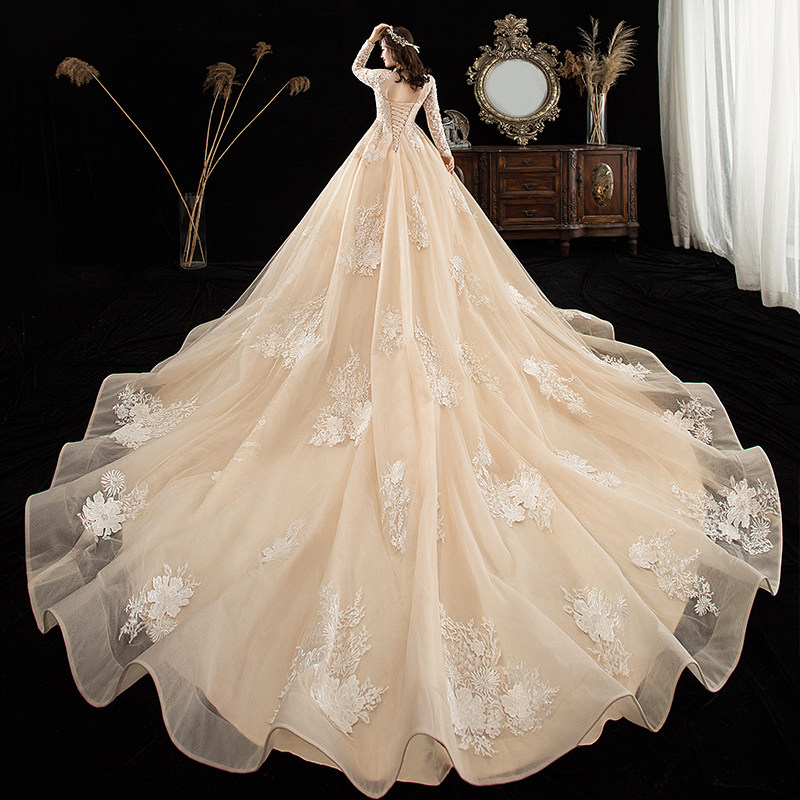 婚纱2020新款新娘胖mm 200斤欧式 磬之缘服饰婚纱