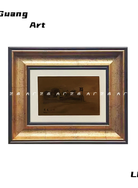 大广 吧台摆件轻奢高级感餐厅水吧台样板房装饰中古风老钱风软装