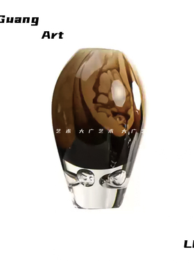 琉璃花器现代艺术摆件茶几摆设