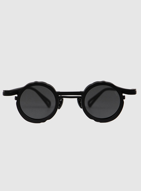 幻象者原创设计纯钛不规则圆形太阳眼镜防晒防紫外线墨镜男女同款