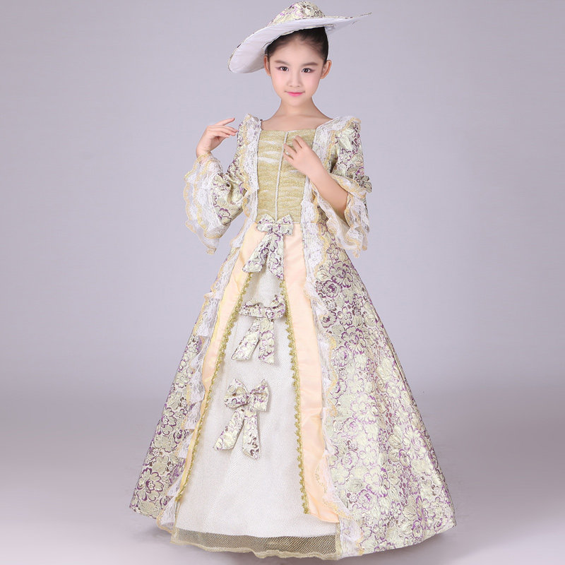 万圣节儿童模特走秀主持连衣裙生日宫廷洋气礼服女公主裙,淘宝优惠券,粉丝福利购,淘宝优惠卷