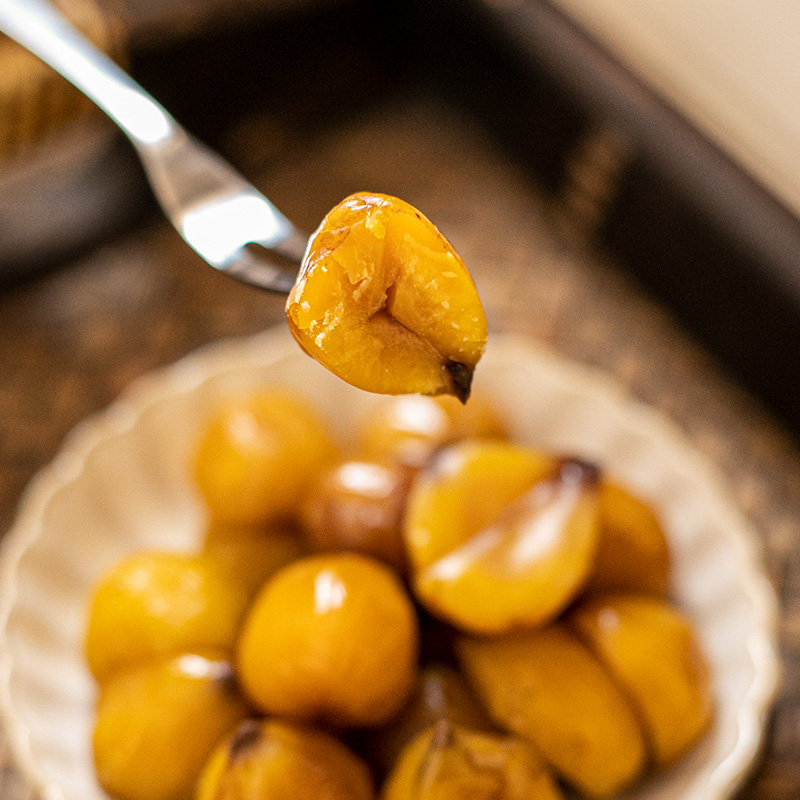 城市之外即食新鲜板栗仁50gx4袋熟制去壳甘栗仁坚果零食甜糯锥栗_虎窝淘