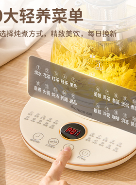 志高养生壶全自动加厚玻璃家用多功能电热烧水壶煮花茶煎药壶2025
