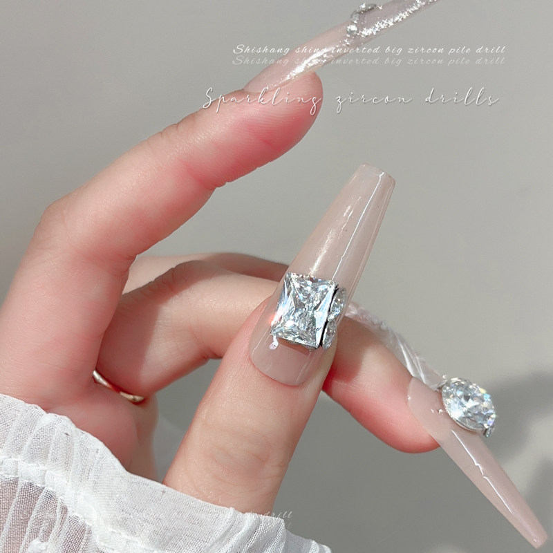 透白锆石堆钻成品美甲钻饰品手工钻球爆闪满钻爱心鸽子蛋指甲钻石,淘宝优惠券,粉丝福利购,淘宝优惠卷