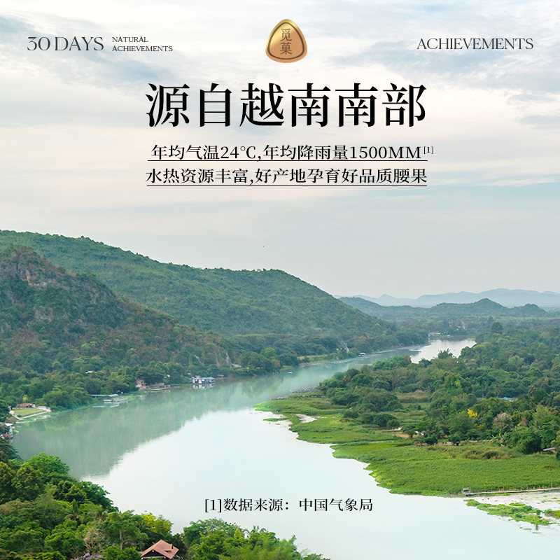 觅菓越南A180大紫衣腰果淡盐焗味营养健康坚果零食年货送礼500g,淘宝优惠券,粉丝福利购,淘宝优惠卷