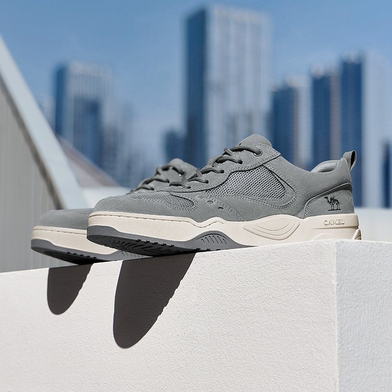 骆驼男鞋2024夏秋季新款百搭时尚透气网面运动鞋厚底增高休闲板鞋,淘宝优惠券,粉丝福利购,淘宝优惠卷