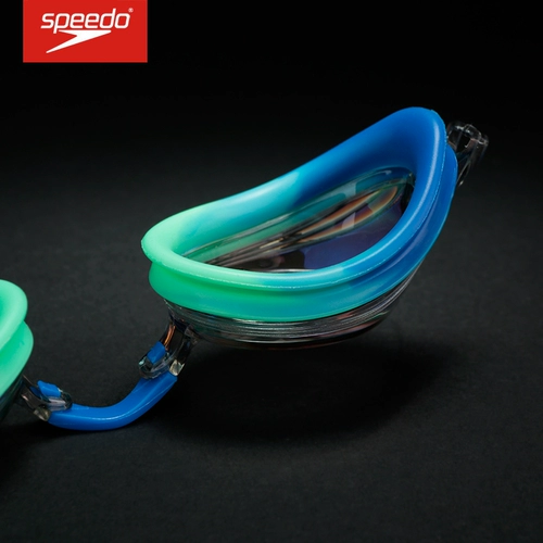 Speedo Spear Tao Competition, покрытие Goggles Youth Swamping Moster High Definition Fog Водонепроницаемое плавание зеркало 6-14 лет.